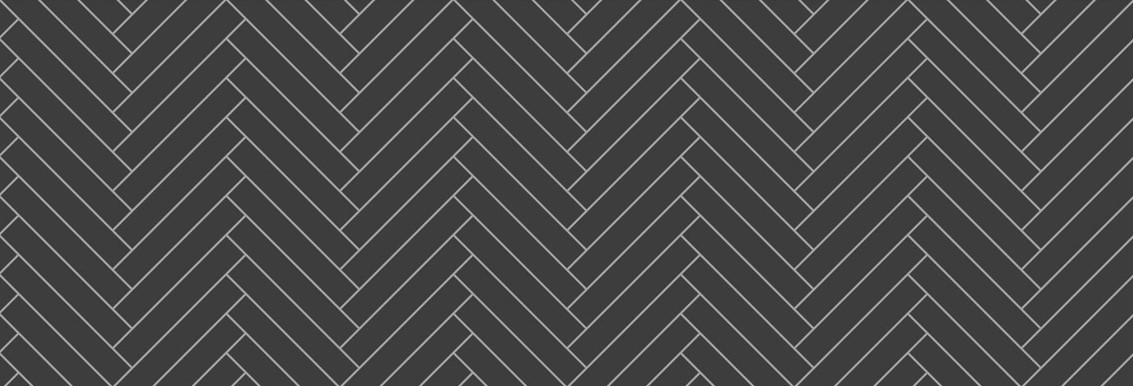Classic Herringbone Tile Black Mural Wallpaper