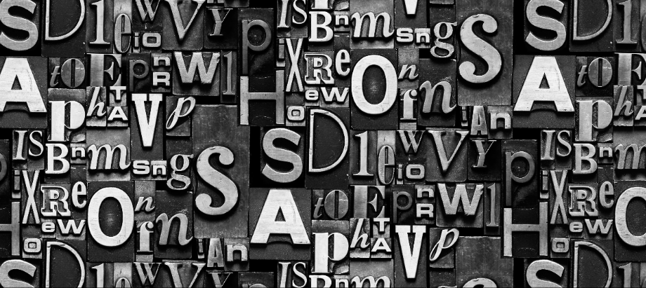 Monochrome Urban Typography Mural Wallpaper