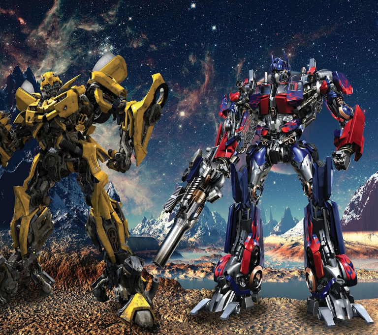 Transformers Robots Kids Room 3D Wall Mural