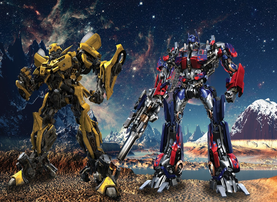 Transformers Robots Kids Room 3D Wall Mural